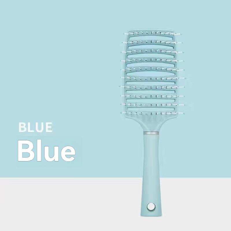Relaxing Elastic Massage Comb Hollow Out Detangling Hair Brush Scalp Massage Combs Fast Blow Drying Detangler Hair Styling Tools
