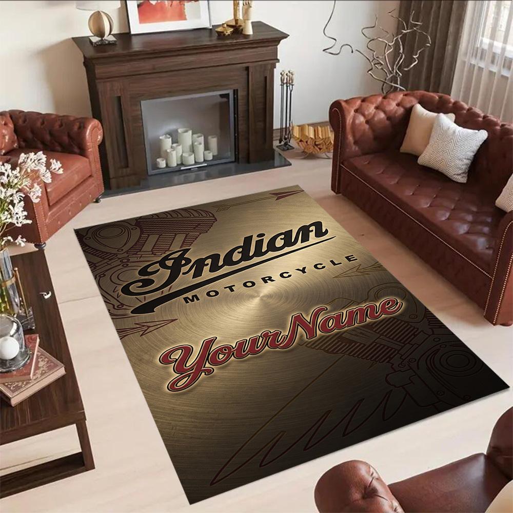 Harley-davidson Motorcycles Personalized Text Carpet Perfect for Outdoor Bedrooms Dormitory Balcony Anti-slip Rug Anime Office Decor