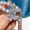 Natural Freshwater Pearl Necklace with Butterfly Clasp - Versatile, Fashionable Jewelry in Mixed Colors