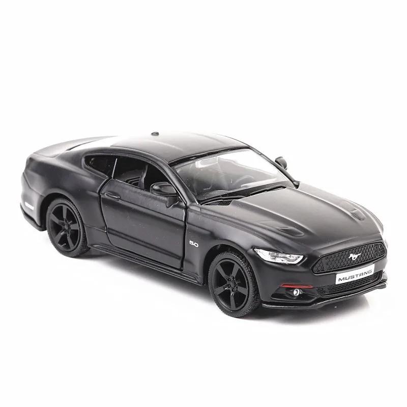 LLC3 1:36 Ford Mustang GT Toy Car Model Replica Scale Metal Diecast Miniature Art Vehicle Figure Collection Xmas Gift Boy Toy A192
