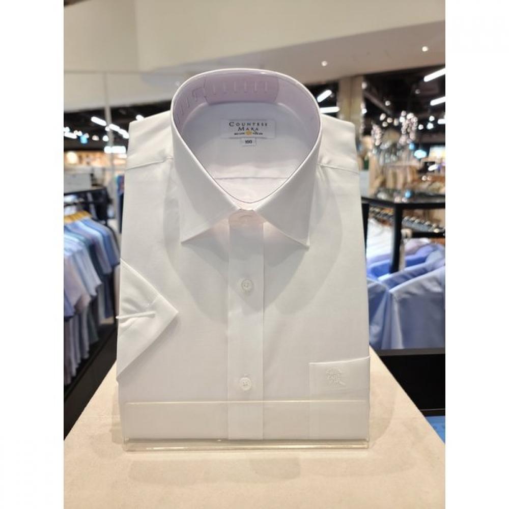 Countess Mara 23ss Short Sleeve 100 Cotton Semi Wide Shirt Cdcw2b1216a005k 095