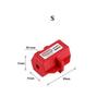 Lock Plug Lock Box Electrical Plug Plastic Tag Out Plug Power Lock S/M/L Engineering Industrial Plug Lock Lockout Box 4