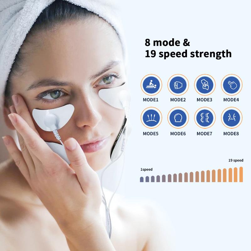 Cross-border Smart EMS Facial Massage Patch Low-Frequency Vibration Beauty Device
