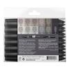 Lot de 12 + 1 feutres promarker brush - tons neutres - winsor et newton
