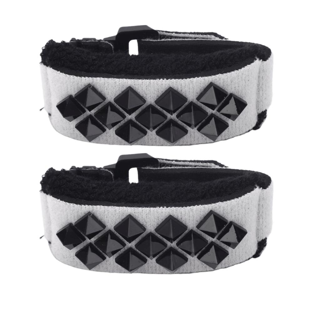 2PCS Plastic And Fabric Bass Muting Strap Adjustable Design Noise Dampers  For Electric Guitar