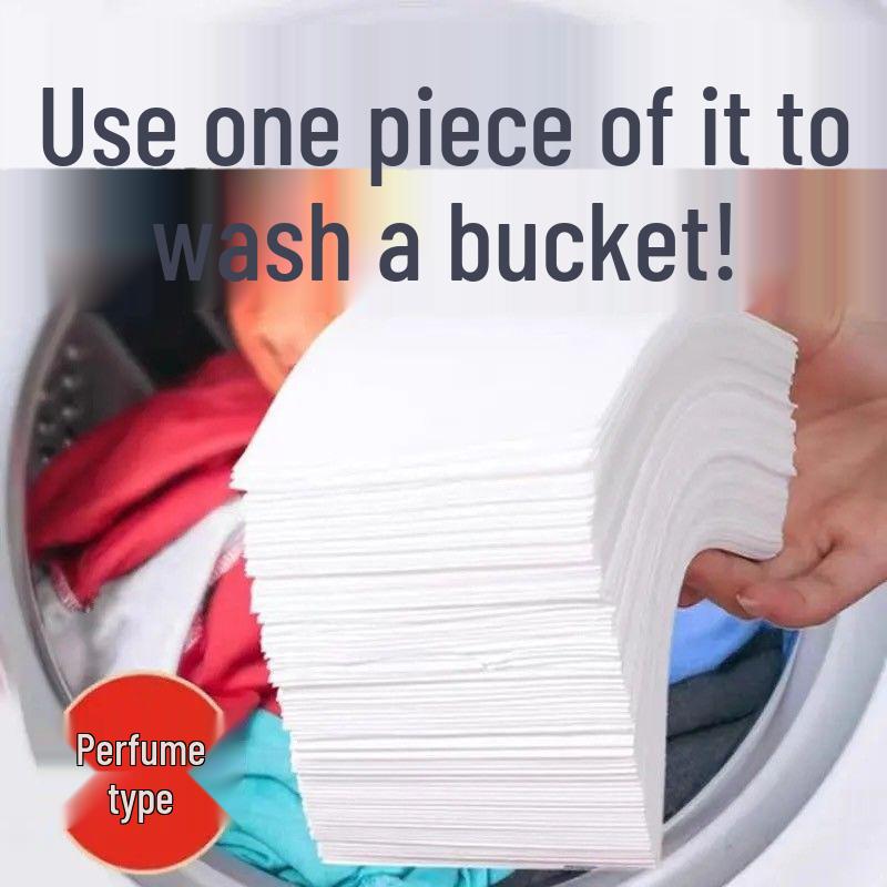 Ultra-konzentrierte Waschblätter - Starke Fleckenentfernung, Farbschutz, Duftende Sauberkeit, Familienpackung