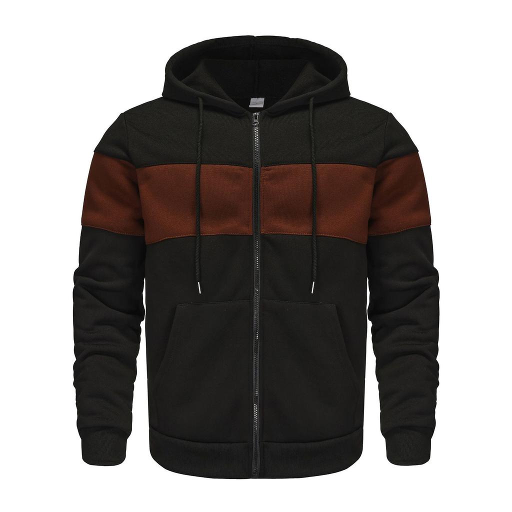 Men'S Zipper Jacket, Casual Retro Long Sleeved Cardigan Jacket