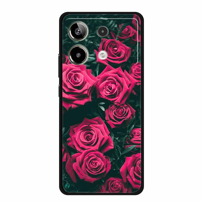 For Redmi Note 13R Pro Case Animals Soft Silicone TPU Phone Cases Back Cover For Xiaomi Redmi Note13R Pro Wolf Protector fundas