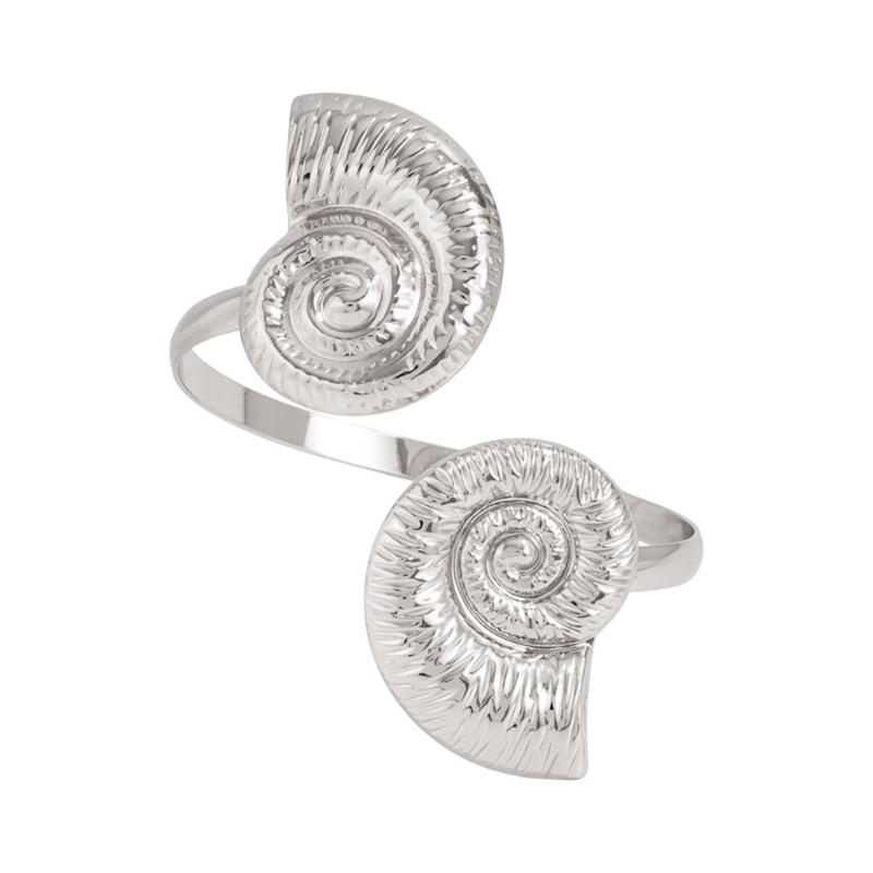 Панк Стиль Геометрическая Морская Звезда Регулируемый Браслет-Манжета с Открытым Концом Для Женщин Модная Металлическая Бижутерия Для Руки