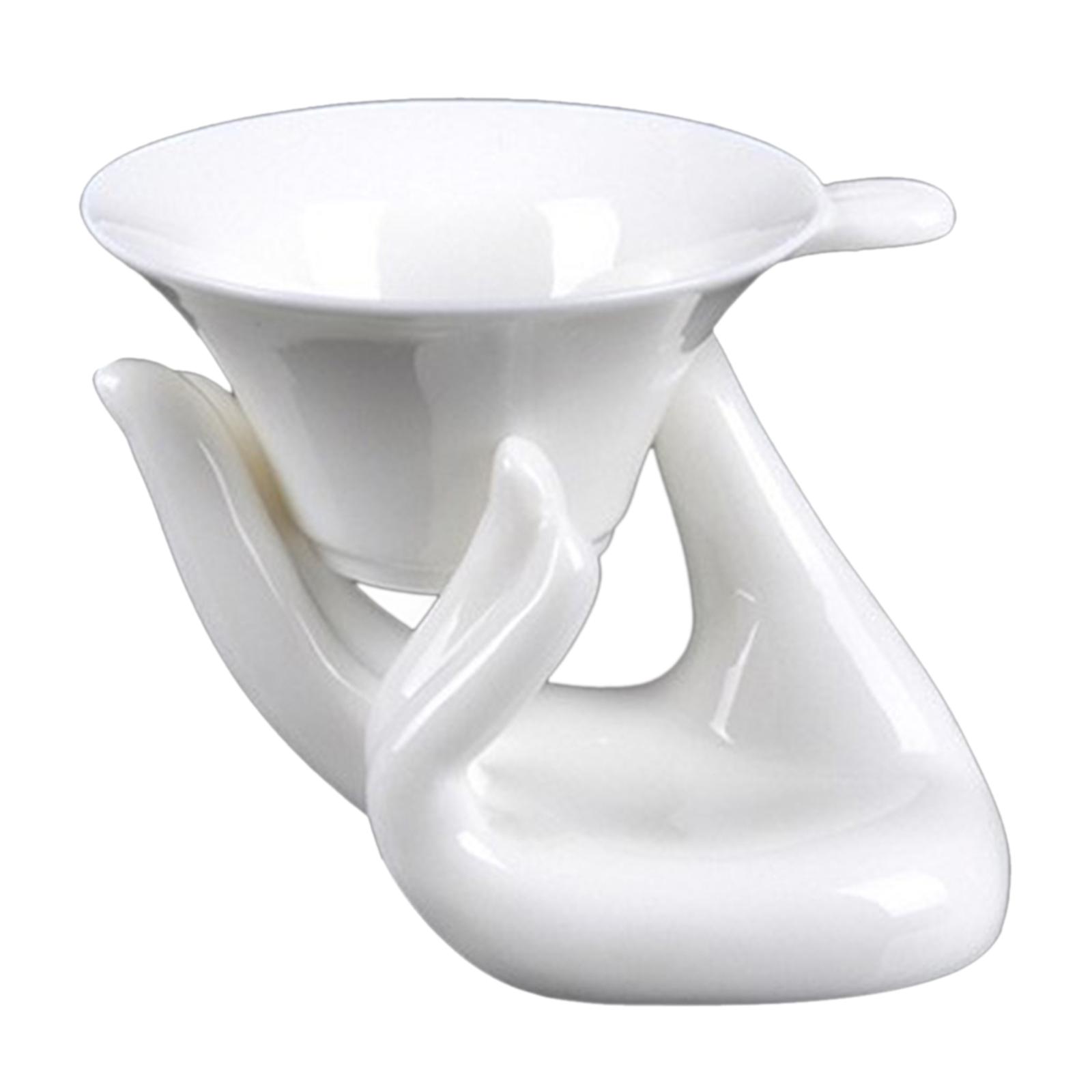 Ceramic Strainer Teaware Kong Fu Teapot Cup Tea Set Decoration Coffee Tea Accessories Tea Leak Tea Strainer for Home Ceremony белый