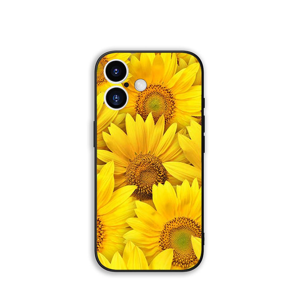 For Samsung Galaxy A55 A54 A25 A36 A17 A26 A35 A33 A34 A14 A37 S8 S9 S20 S21 FE S10 Plus Phone Case Sunflower Flower Yellow