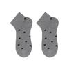 Solid-color Dotted Vertical Stripes Solid-color Casual Short Socks, Cotton Socks, Mesh Breathable Thin Spring and Summer Socks