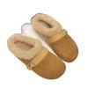 Birkenstock fluffy slippers wear new autumn and winter velvet warm bag head half slippers