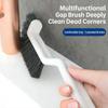 Multifunctional Cleaning Brush Dead Corner Hard Bristle Brush for Bathroom Tile Floor Toilet