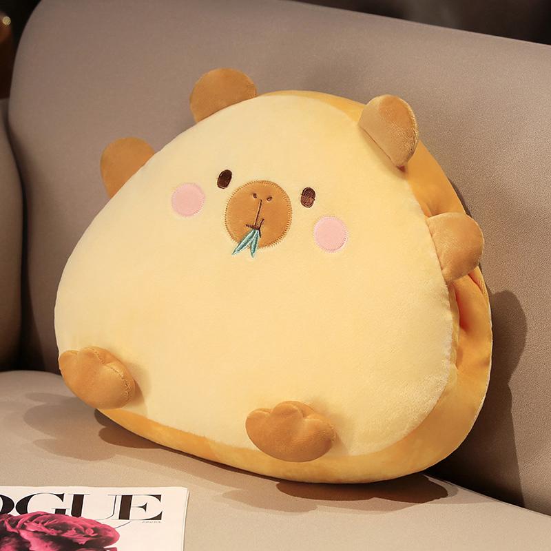

Non-Toxic Soft Capybara Cushion Stuffed Capybara Pillow With Blanket Sofa Chair Decor Seat Cushion Cute Toy Birthday Gift pillow only