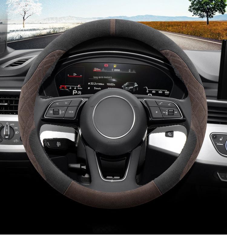 Flocking Steering Wheel Cover for Honda Accord (7th-11th Gen) - Winter