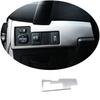 For Toyota Corolla Silver Steel 2014- Trim Headlight Switch Control Frame