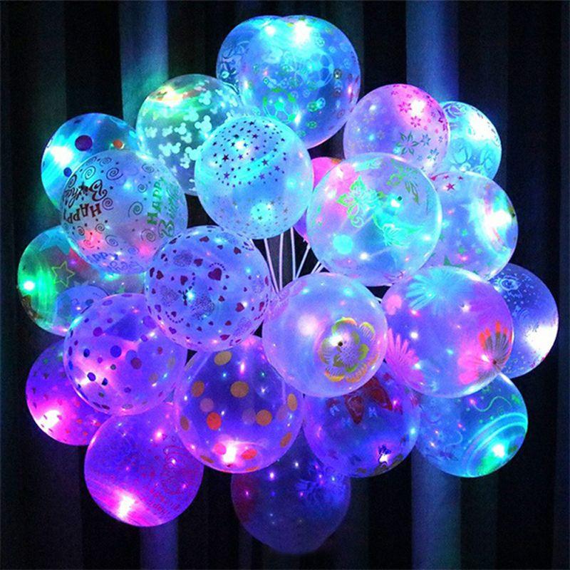 

Vibrant Colorful Glowing Balloons For Memorable Birthday And Wedding Decorations Transparent
