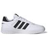 Adidas Neo Courtbeat Synthetikleder Trendig Bequem Rutschfest Langlebig Leichtgewichtige Low-Top Skateschuhe Unisex Sneaker Weiß Schwarz ID9658