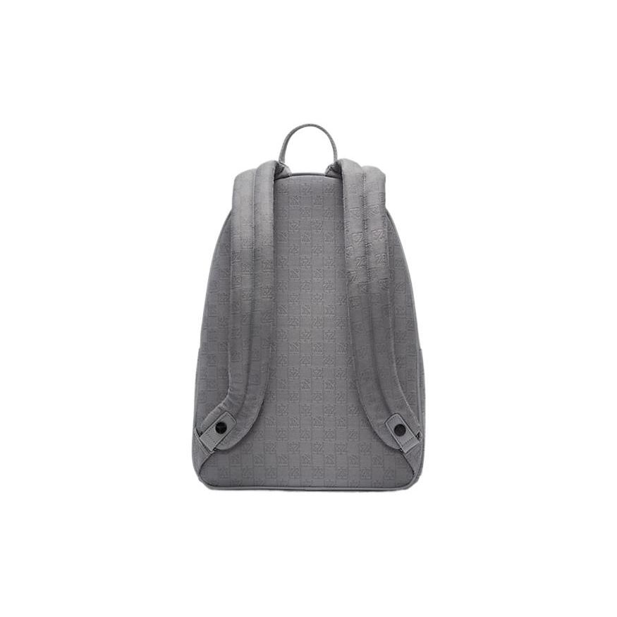 Jordan Interwoven Letter Polyester Backpack Unisex Backpacks Gray FJ6784-015