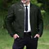 Men's Vintage Fashion Jacket Stand-Up Collar Motorcycle Jacket Slim Fit Multi-Pocket Jacket Spring Summer