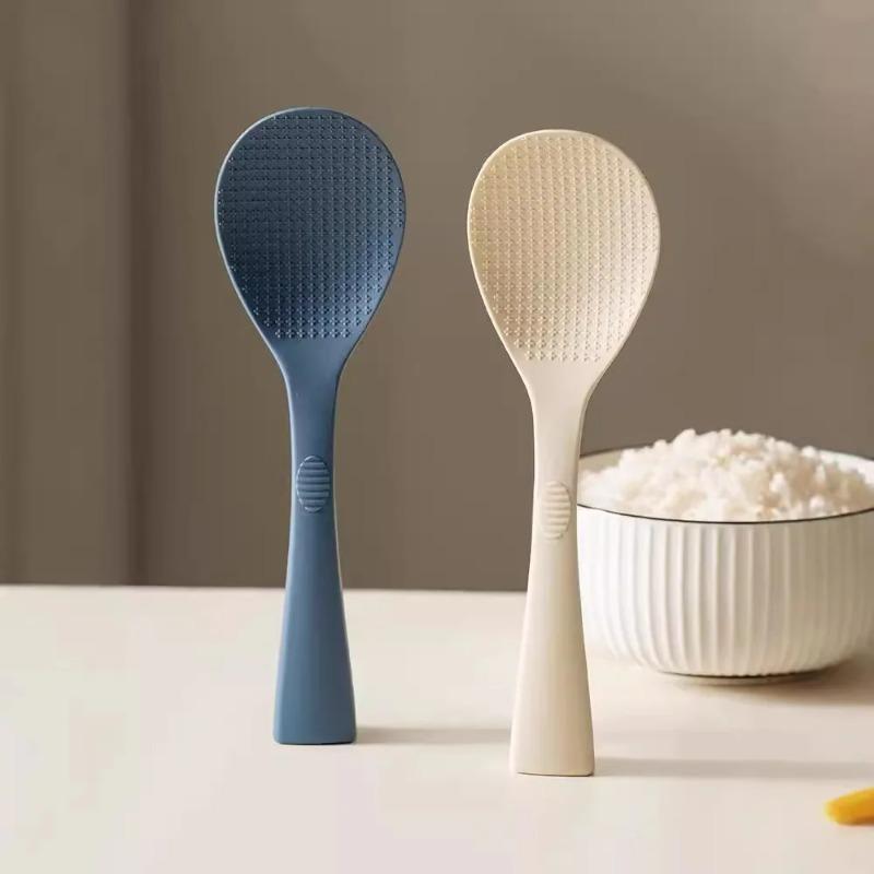 All inclusive silicone rice scoop, electric rice cooker, non stick rice spoon, kitchen tool, stand up household rice spoon