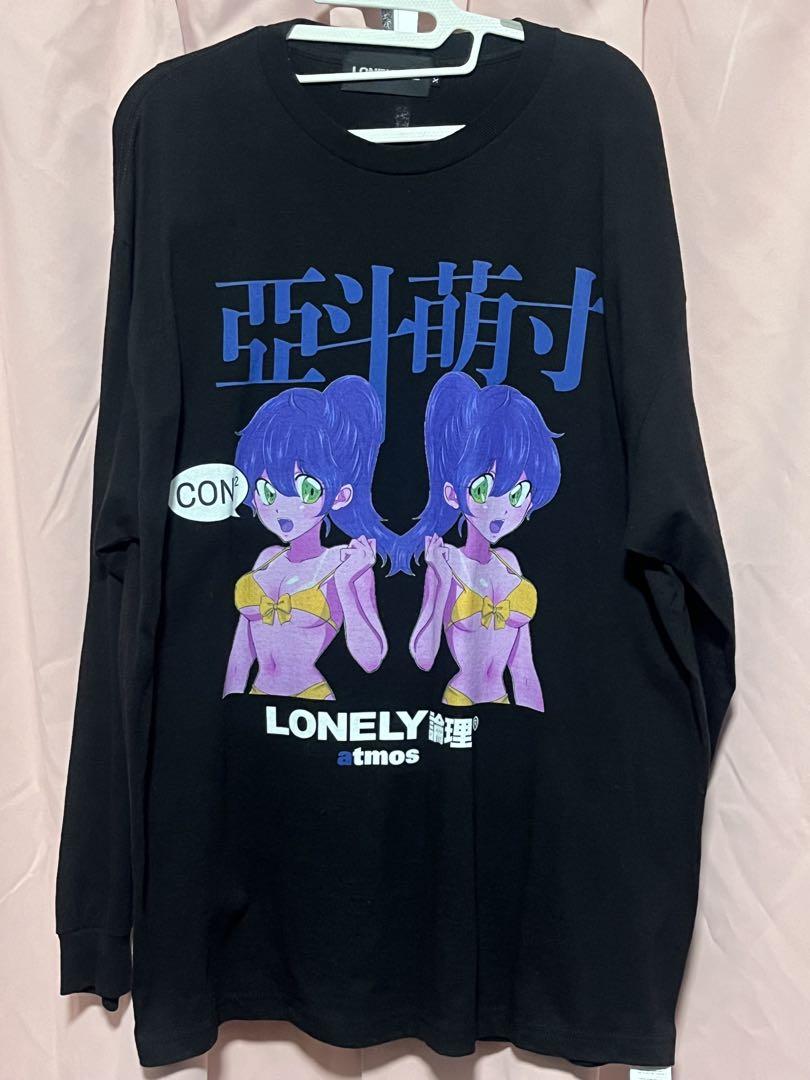 

[USED] LONELY Logic Atoms Collaboration T-Shirt Streetwear Anime