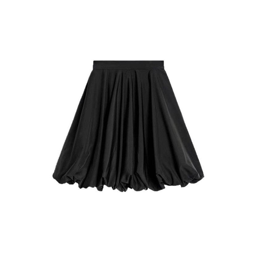

Spring/Summer Women s Fluffy Pleated Midi Skirt 1264892001 32 чёрный