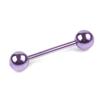 7 Pcs/Set The Plating Color Steel Stainless Steel Rod Tongue Nailed Double Ball