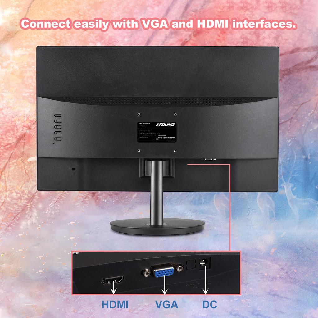 Monitor LED ultra sottile 22 pollici alto trasparente 16:9 300cdm2 compatibile con monitor desktop HDMI Eye Care