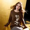 Sancai 2025 Winter Jacquard Sequin Knit Sweater
