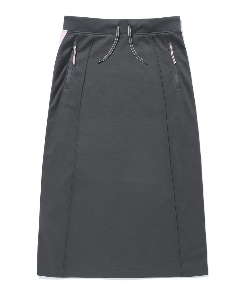 Covernat Woman Track Skirt Charcoal