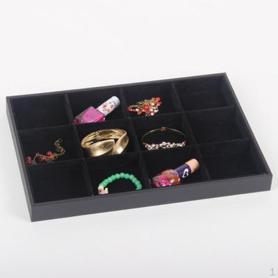 Black Velvet Jewelry Display Tray Bracelet Watch Anklet