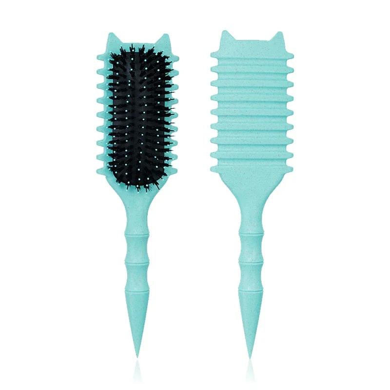 1/5pcs Detangling Comb Set Curl Candy Bursh Curved Rat Tail Comb Edge Control Brush Spray Bottle Massage Hair Styling Tools