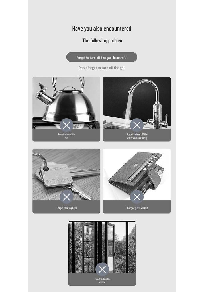 Elderly Reminder Device: Smart Voice Alerts for Keys, Gas, Doors & Windows