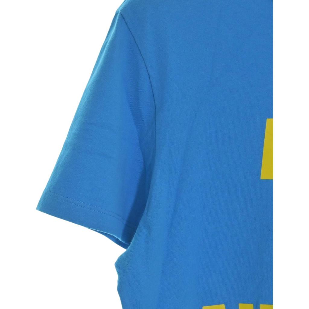 Moncler Letter Print Logo Casual Short Sleeve T-Shirt Men Tops Blue 209180019508390T730