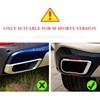 LLKUANG Stainless Car Tail Muffler Exhaust Pipe Output Cover for BMW X5 G05 X6 G06 X7 G07 2019-2024(Suitable For M Sports Version) (Carbon fiber
