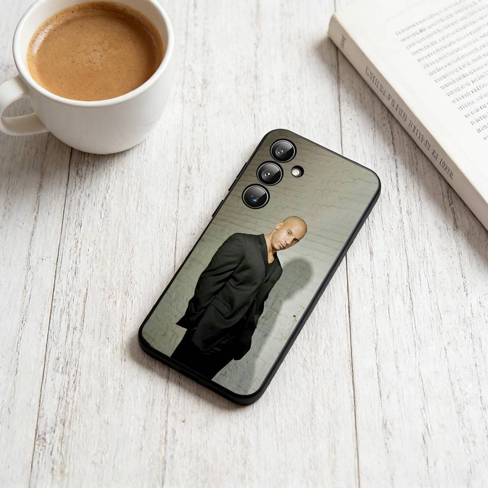 V-Vin Diesel Phone Case For Samsung Galaxy A73,A72,A71,A70,A53,A52,A51,Soft Silicone Black Cover