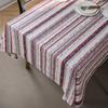 Qi Yun Retro Stripe Countryside Rectangle Tablecloth