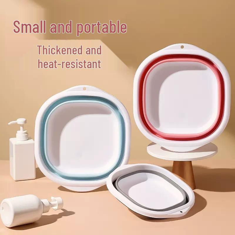 Foldable Portable Newborn Baby Washing Basin - Thickened, Large, Travel-Friendly, and Plastic