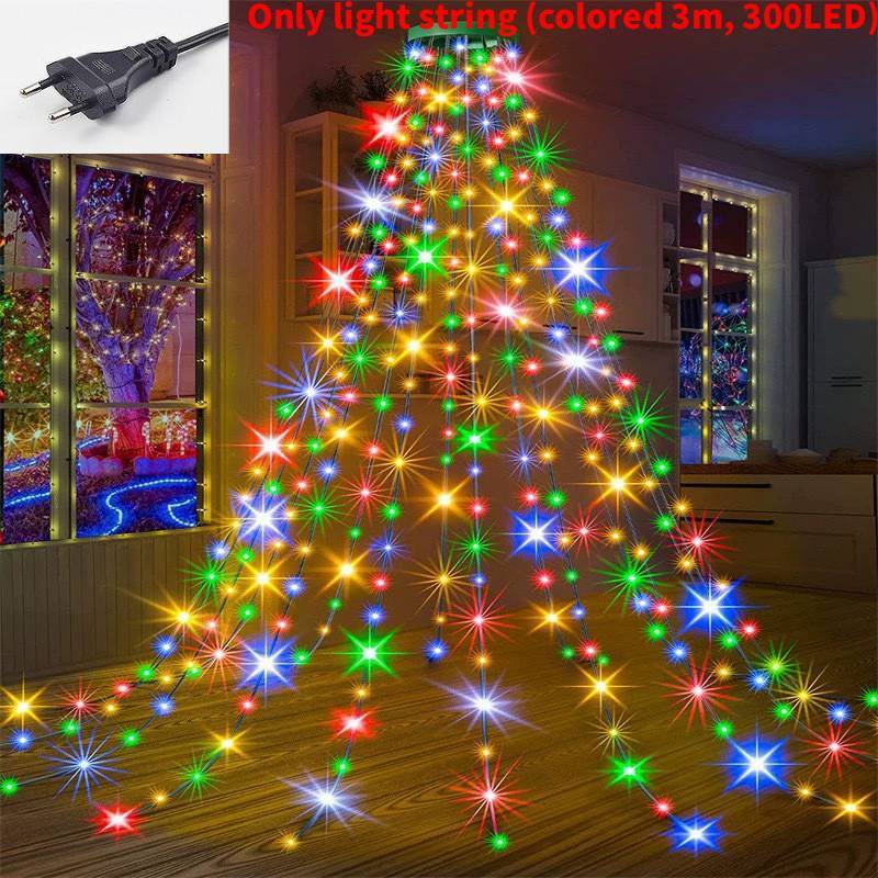Christmas Tree Led Lights With Low Voltage Power For Festive Home Decor