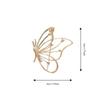 Leichter Luxus Schmetterling Reversnadeln Kleiderzubehör Abzeichen Pin Party-Mitgebsel
