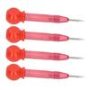 Center Punch Set Automatic Hole Puncher Hand Tool for Metal Wood Window Glass 5in Red