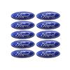 Car Key Shell Sticker 3D Aluminum Auto Key Remote Decals For Ford Focus 2 3 Mondeo Kuga Fiesta MK7 Escort Edge C-Max Fiesta KA GT9