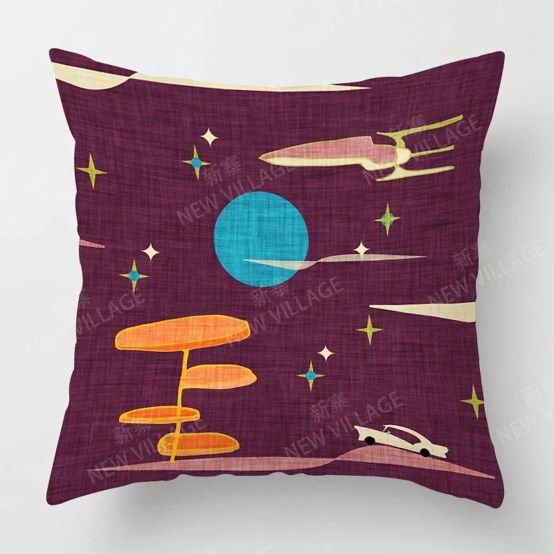 Nordic Fall Home Decor Autumn Throw Pillow Case Sofa Cushion Cover Modern 45x45cm 45*45 50x50 60x60cm 40*40 40x40 Geometry 60*60