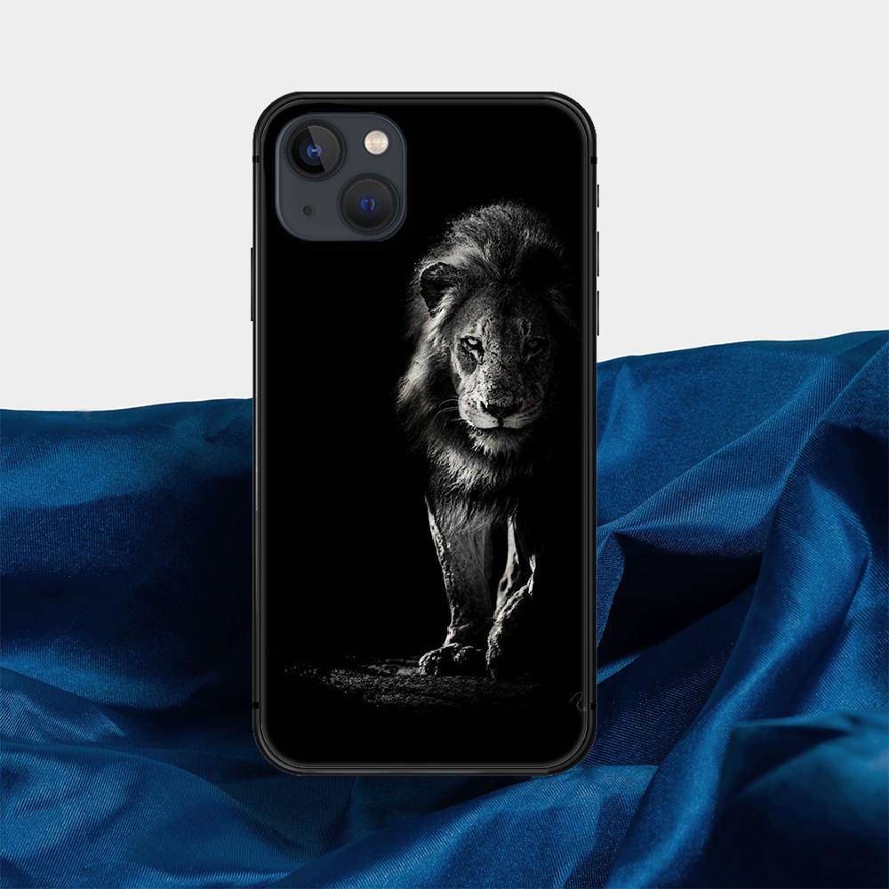 Lion Animal Phone Case For iPhone Samsung Galaxy Redmi Xiaomi Oppo