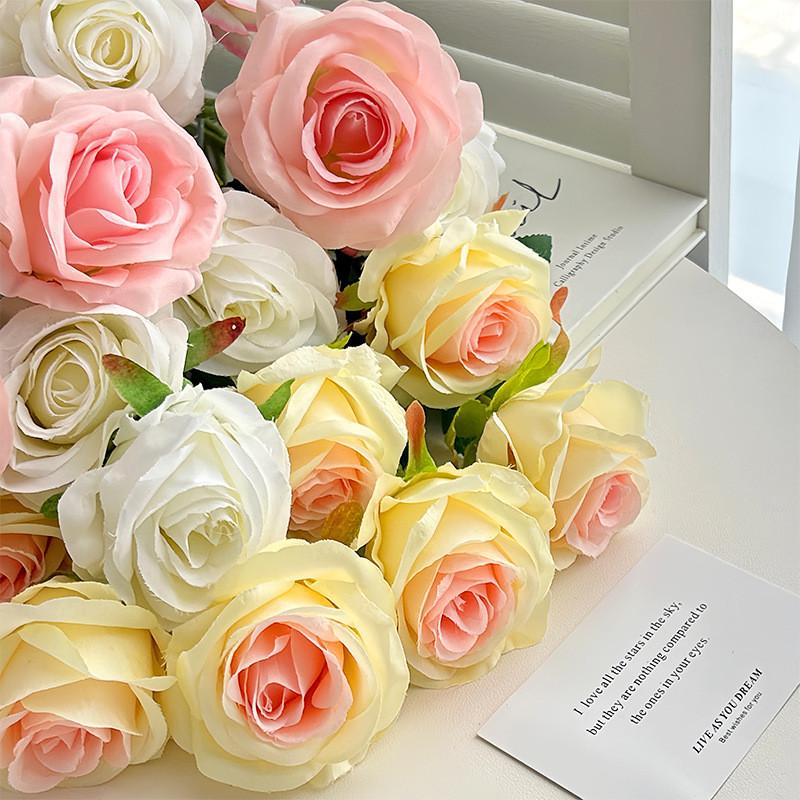 Elegant Artificial Silk Roses For Wedding Centerpieces And Home Styling