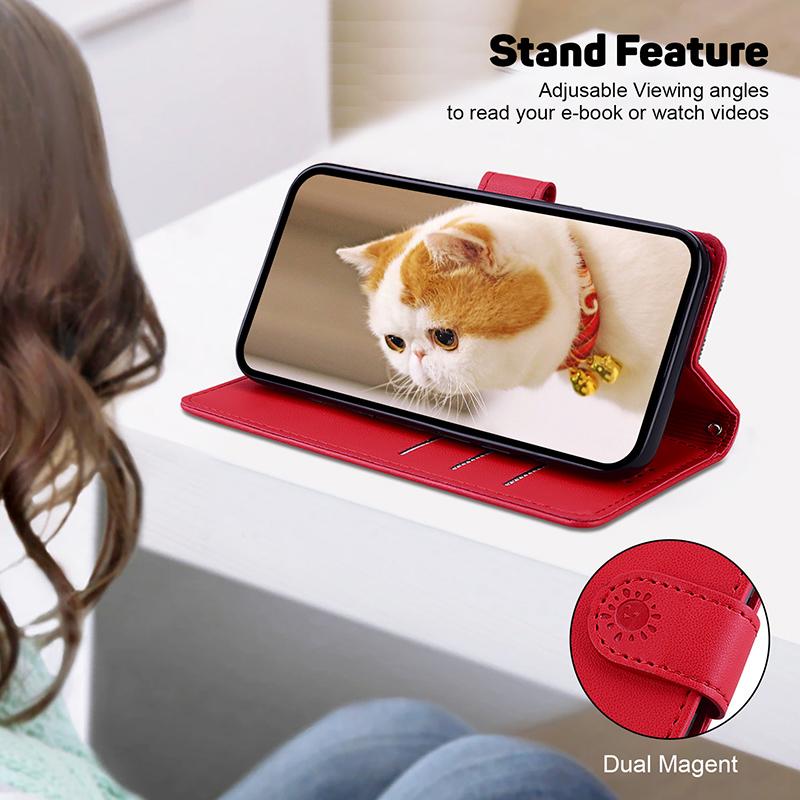 Stand Flip Wallet Case für Sony Xperia 1 10 5 III IV VI 2025 V 2025 Plus L3 L4 XZ3 Leder Schutzhülle