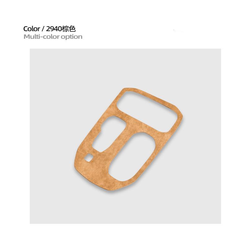 For ZEEKR 009 2022 2023 2024 2025, Super Suede Car Central Control Gear Shift Panel Decorative Sticker Interior Car Accessories