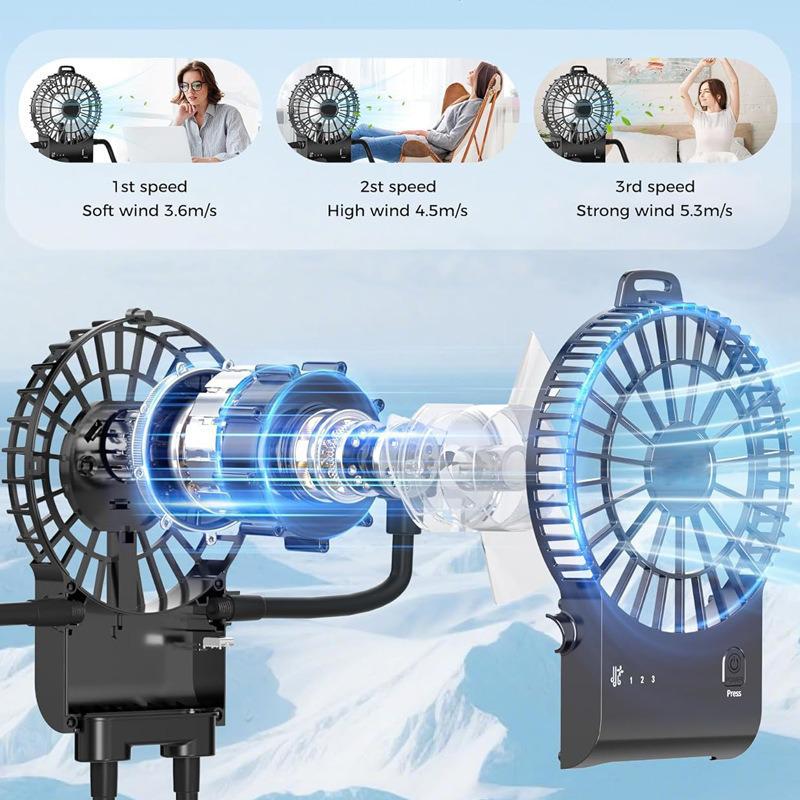 Octopus Suction Cup Mini USB Fan: Silent for Office, Dorm, Kitchen, and Desktop Use